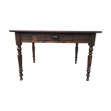 Ancient farm table in fir