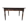 Ancient farm table in fir