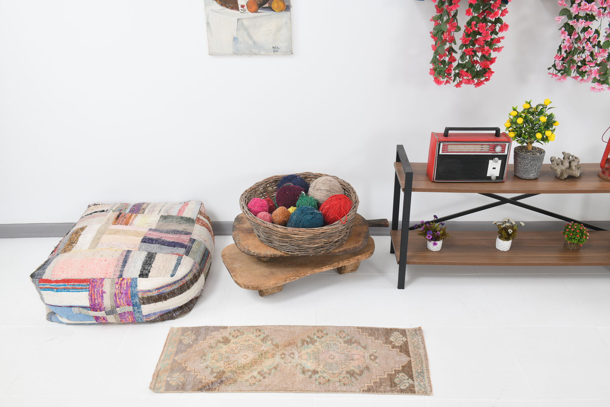 Floral Style Turkish Door Mat Carpets