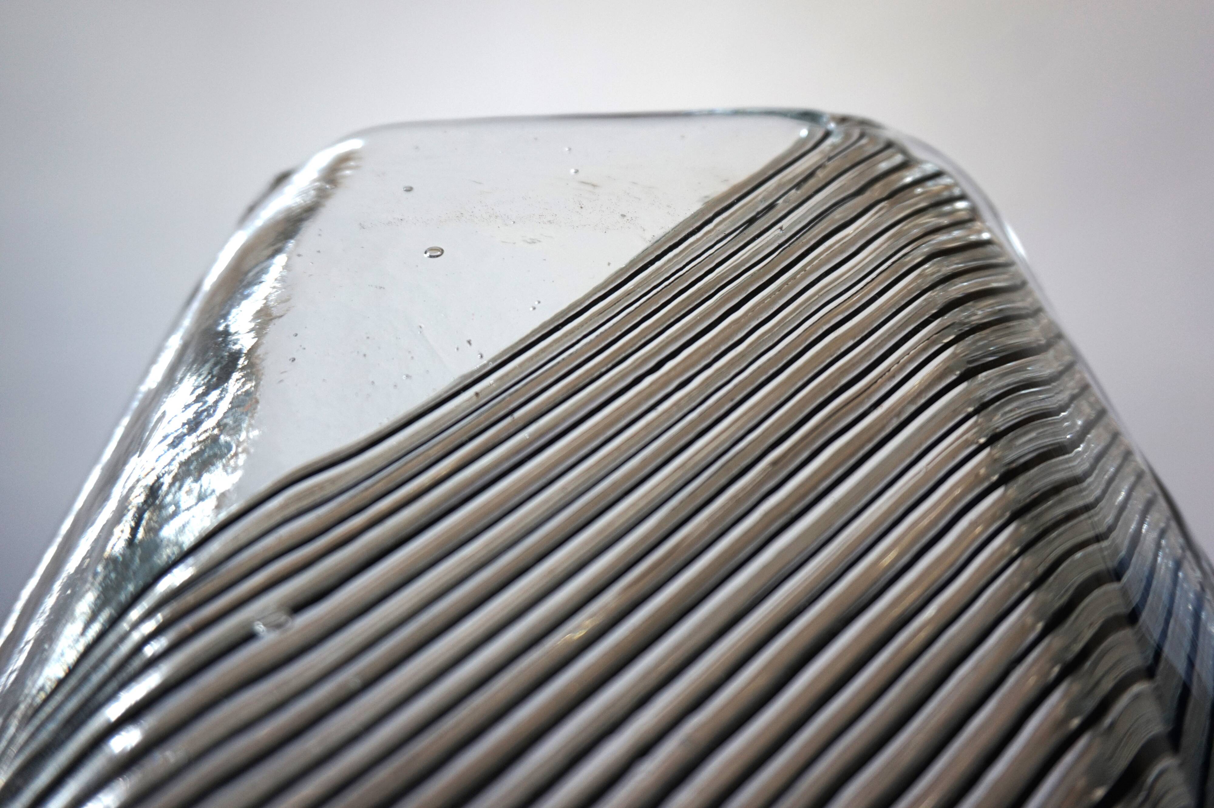 Applique en verre de Murano glacé Vetri, 1970