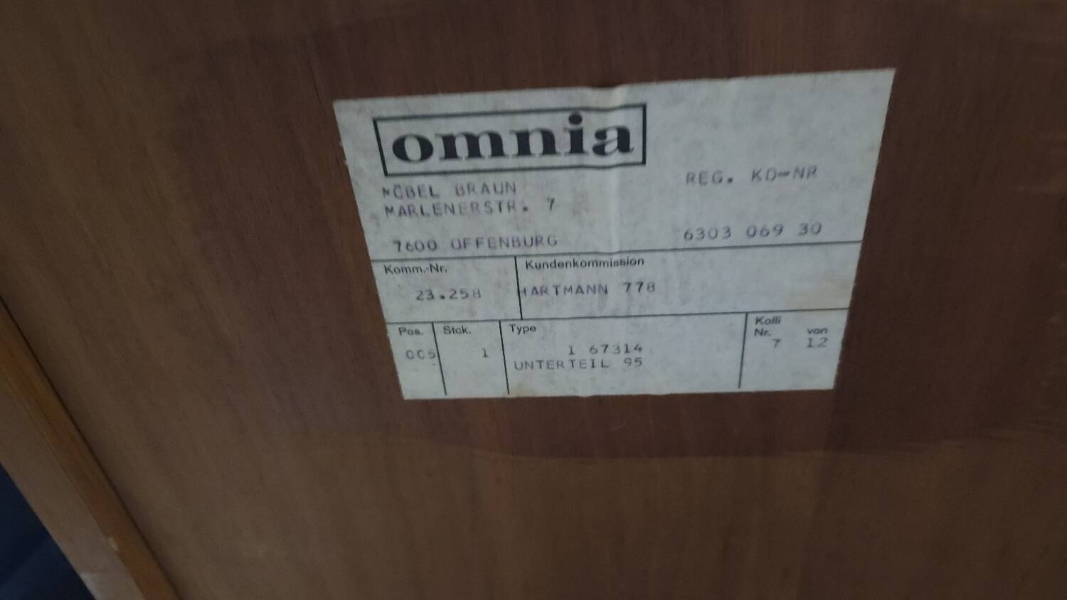 OMNIA 1970 sideboard/storage unit