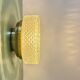 Vintage glass moulded globe wall/ceiling light.