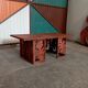 table basse feuille bois