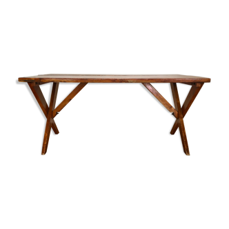 Vintage wooden dining table