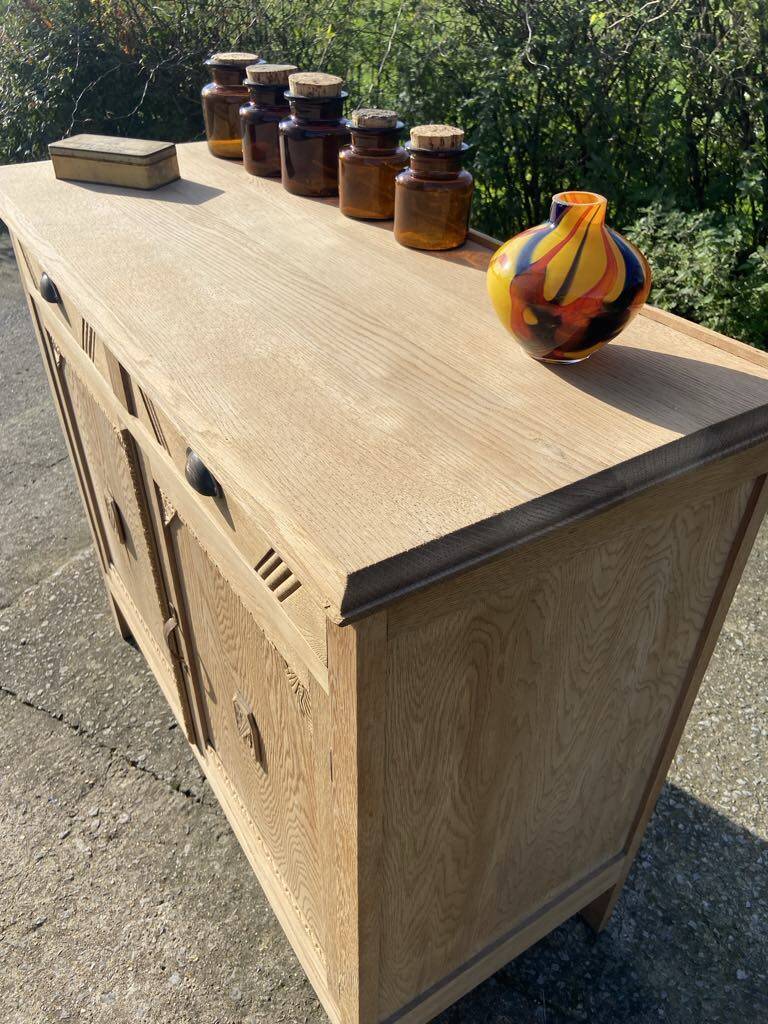 Parisian sideboard in raw wood