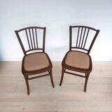 Set of 2 vintage bistro chairs