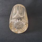 Large Art Deco Style Clear Pressed Glass Vase