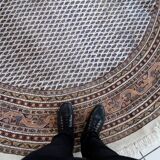 Tapis Vintage Indo-Seraband en Laine (253cm), Années 1970