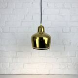 Golden Bell brass pendant light Alvar Aalto Louis Poulsen, Denmark 1950s