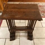 Set of 4 art nouveau side tables