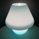 Blue Murano mushroom table lamp, Gambaro e Poggi for Vetri