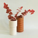 Vintage Dutch vase duo