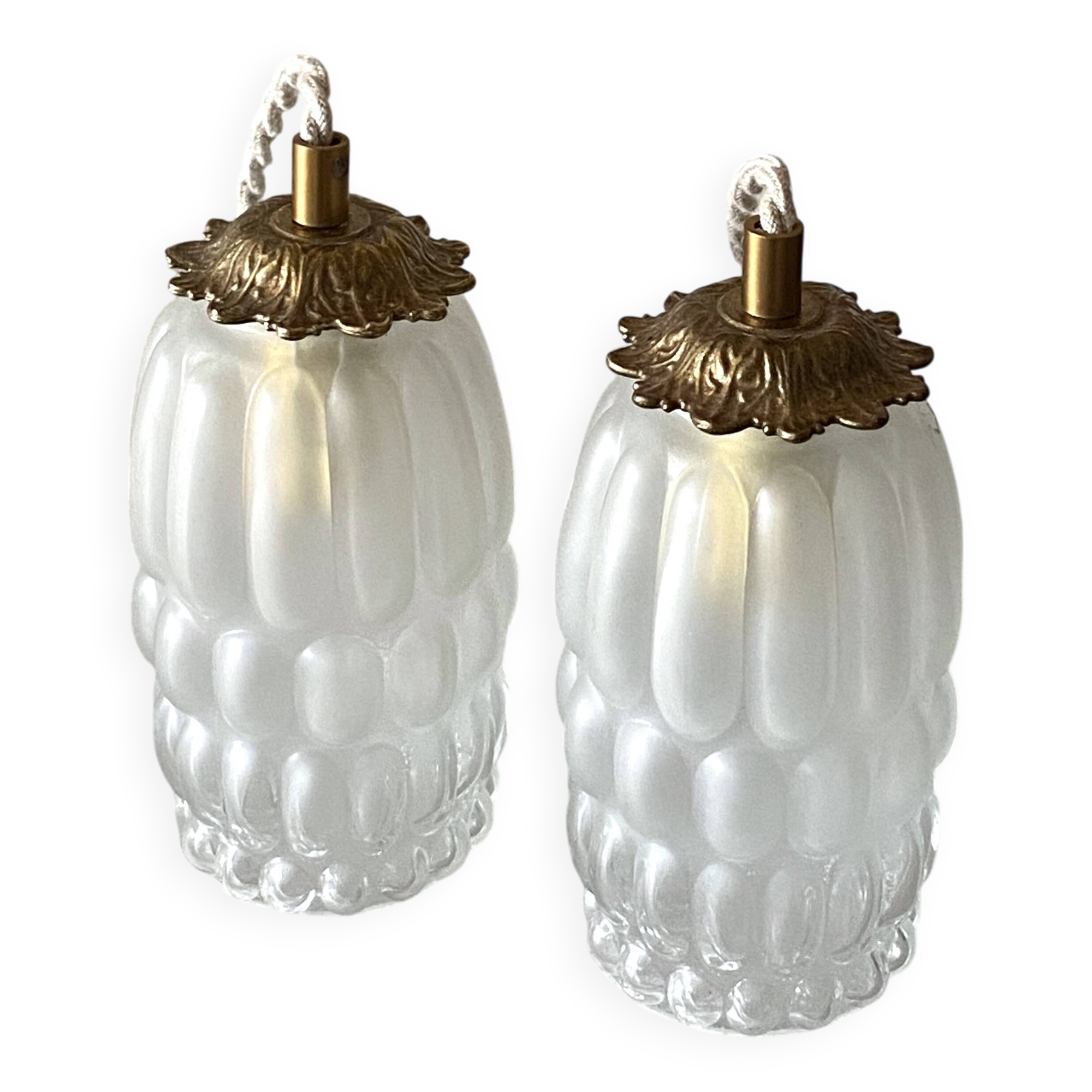 Pair of Art Deco portable lamps