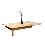 Brutalist rustic farmhouse coffee table