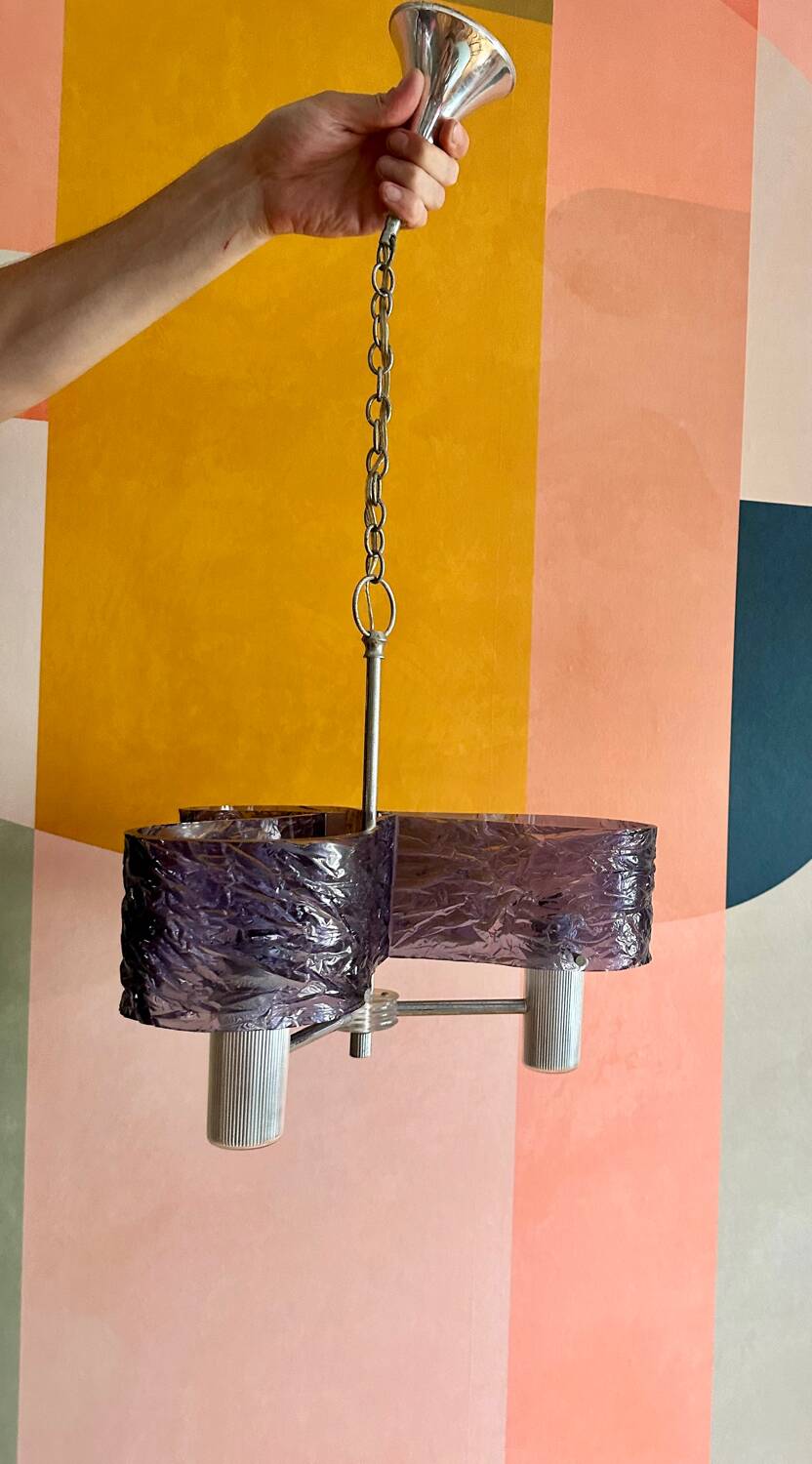 Lustre vintage violet Plexi 70’