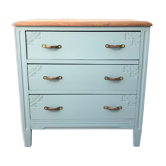 Commode art deco vert amande