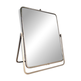 Ancien miroir barbier à poser verre biseauté