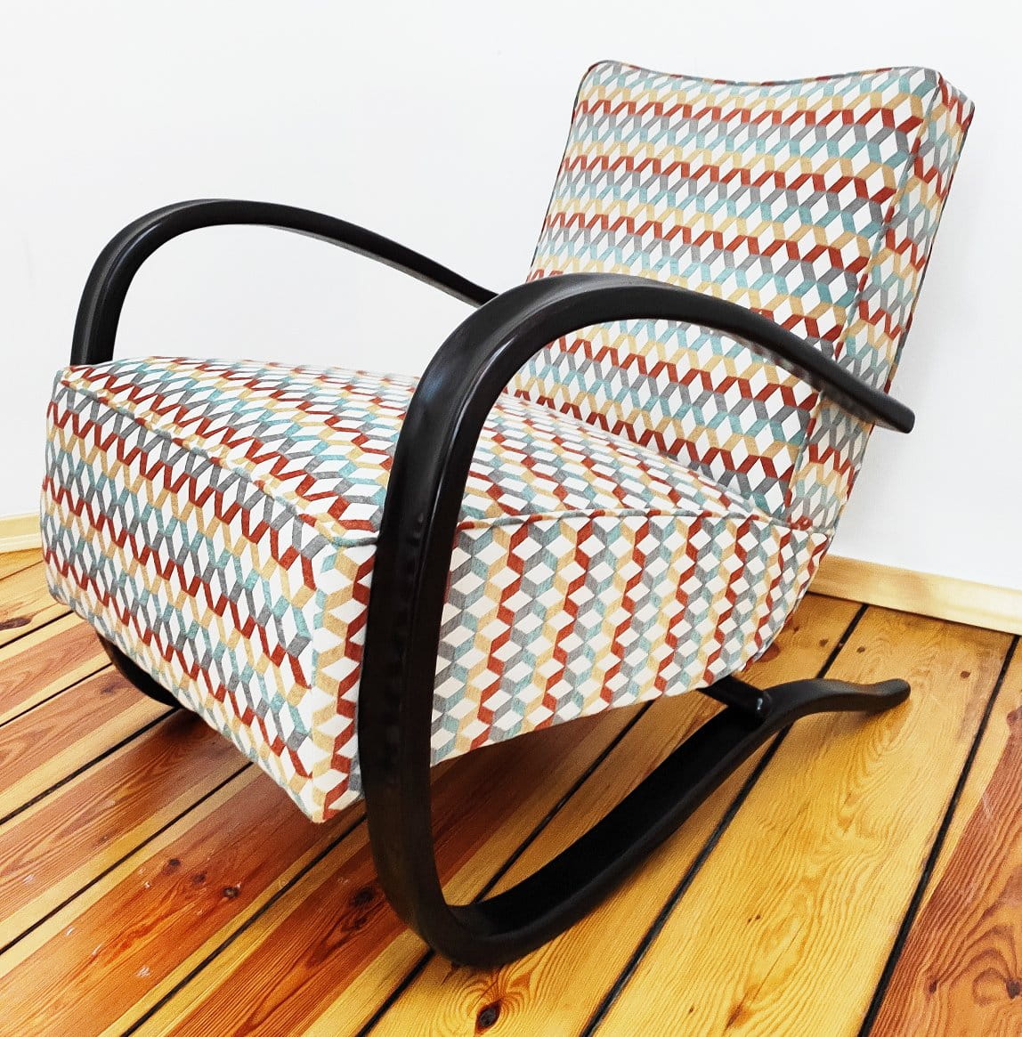 Armchair h 269 by J. Halabala for UP Závody, Czechoslovakia, 1930s