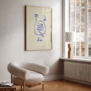 Anchois - Illustration tirage giclée, 50x70cm
