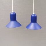 Two minimalist hanging lamps designed by Claus Bonderup and Torsten Thorup and produced by Nordlux