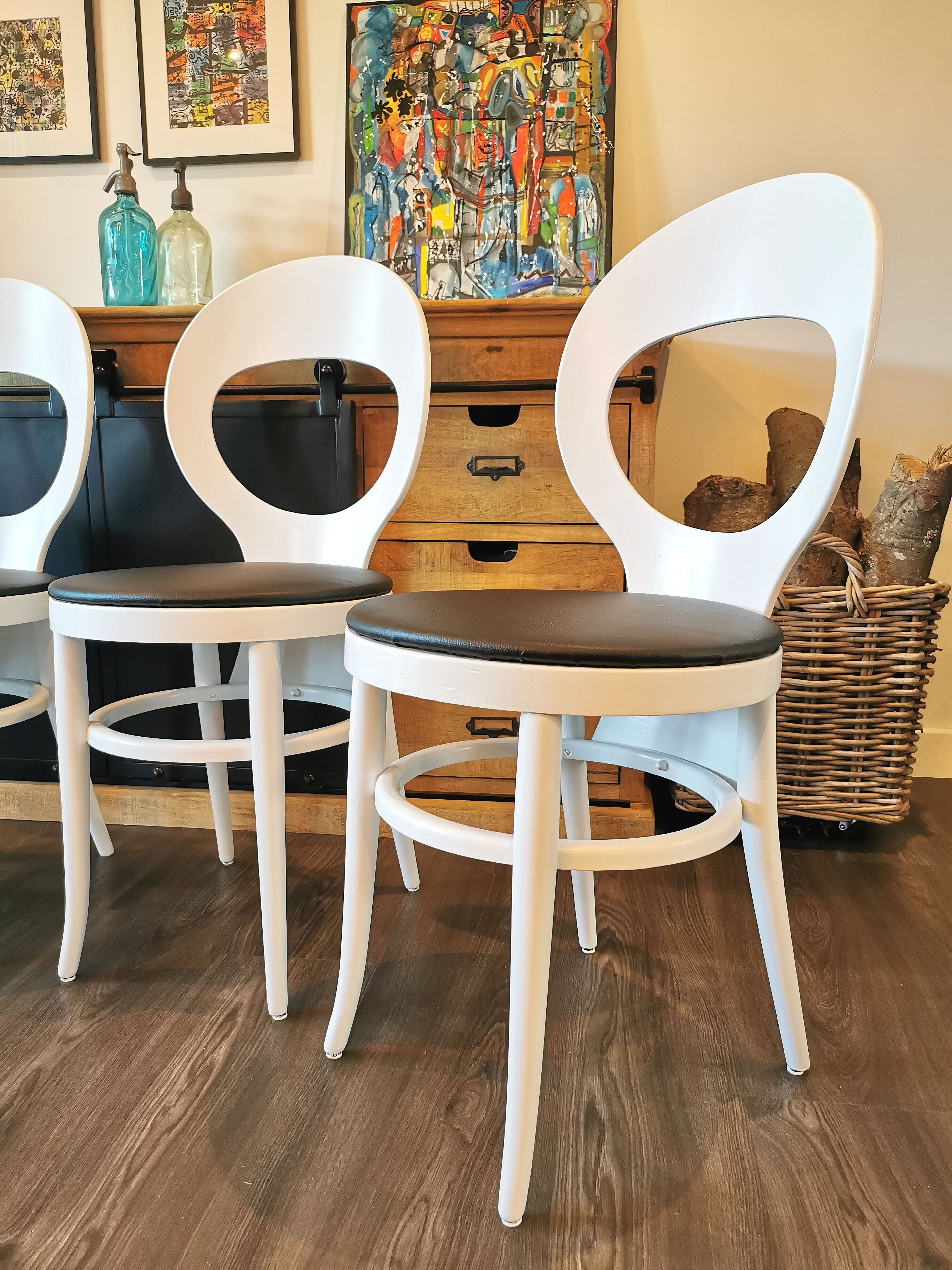 Lot de 4 chaises bistrot Baumann Mouette