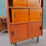 Storage unit with wooden niches, 1960