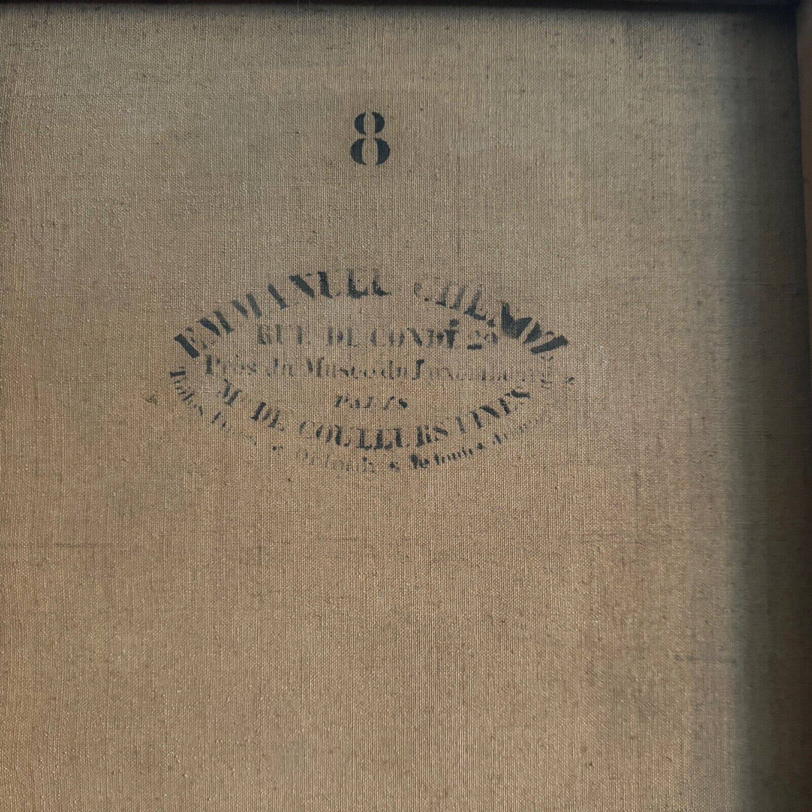 Oil on canvas portrait of a young man in profile, quality, late 19th century