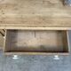 Antique English two-body buffet in solid pine (renovated)