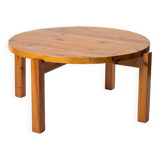 Simple pine coffe table, Sweden, 1970s