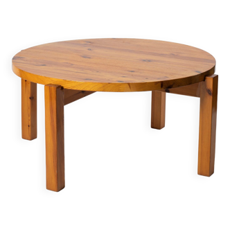 Simple pine coffe table, Sweden, 1970s