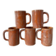 Glazed ceramic mugs
