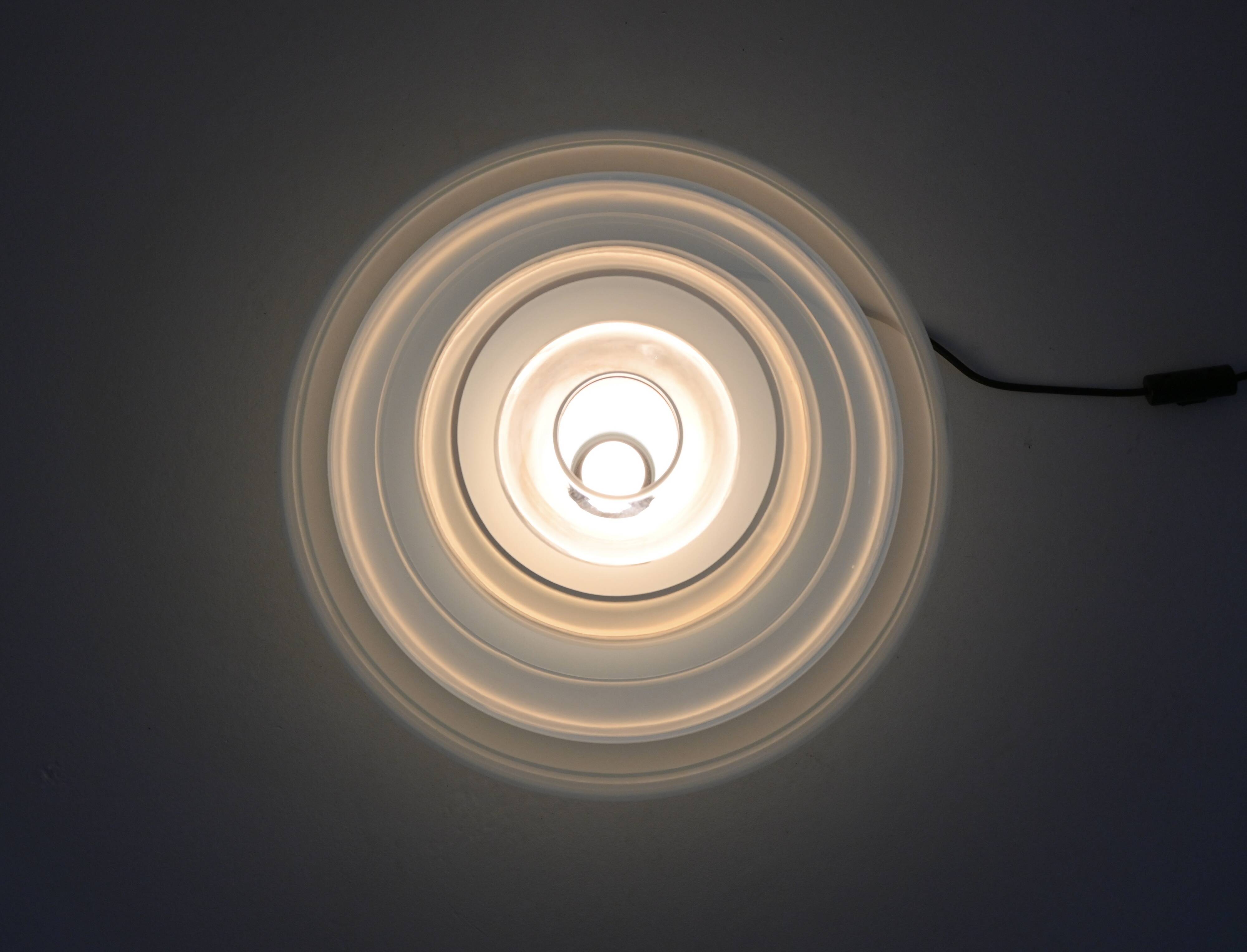 Lotus LT305 table lamp by Carlo Nason for Mazzega, 1960s