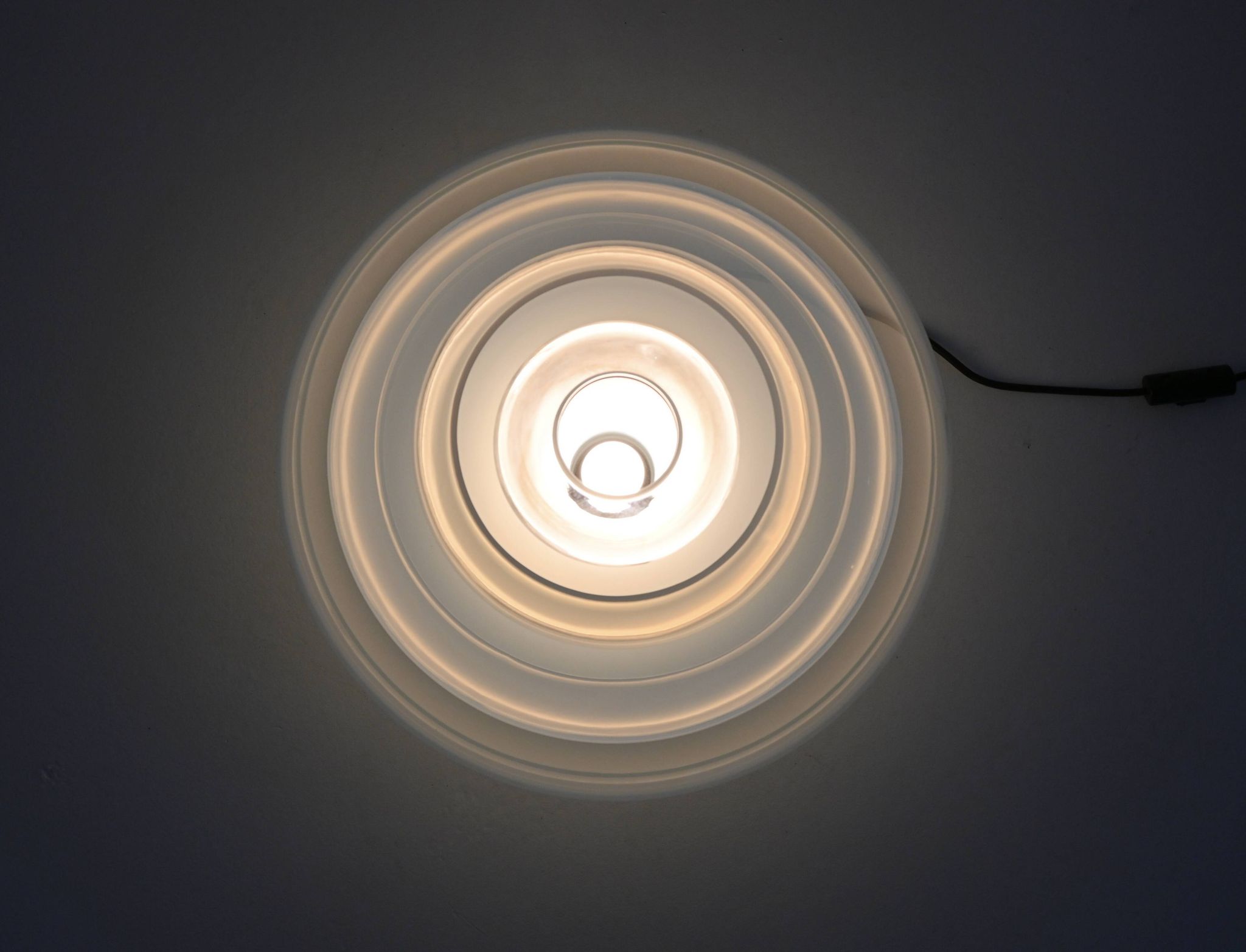 Lotus LT305 table lamp by Carlo Nason for Mazzega, 1960s