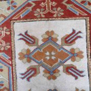 Vintage Turkish Kars handmade carpet 116cm x 175cm 1960s