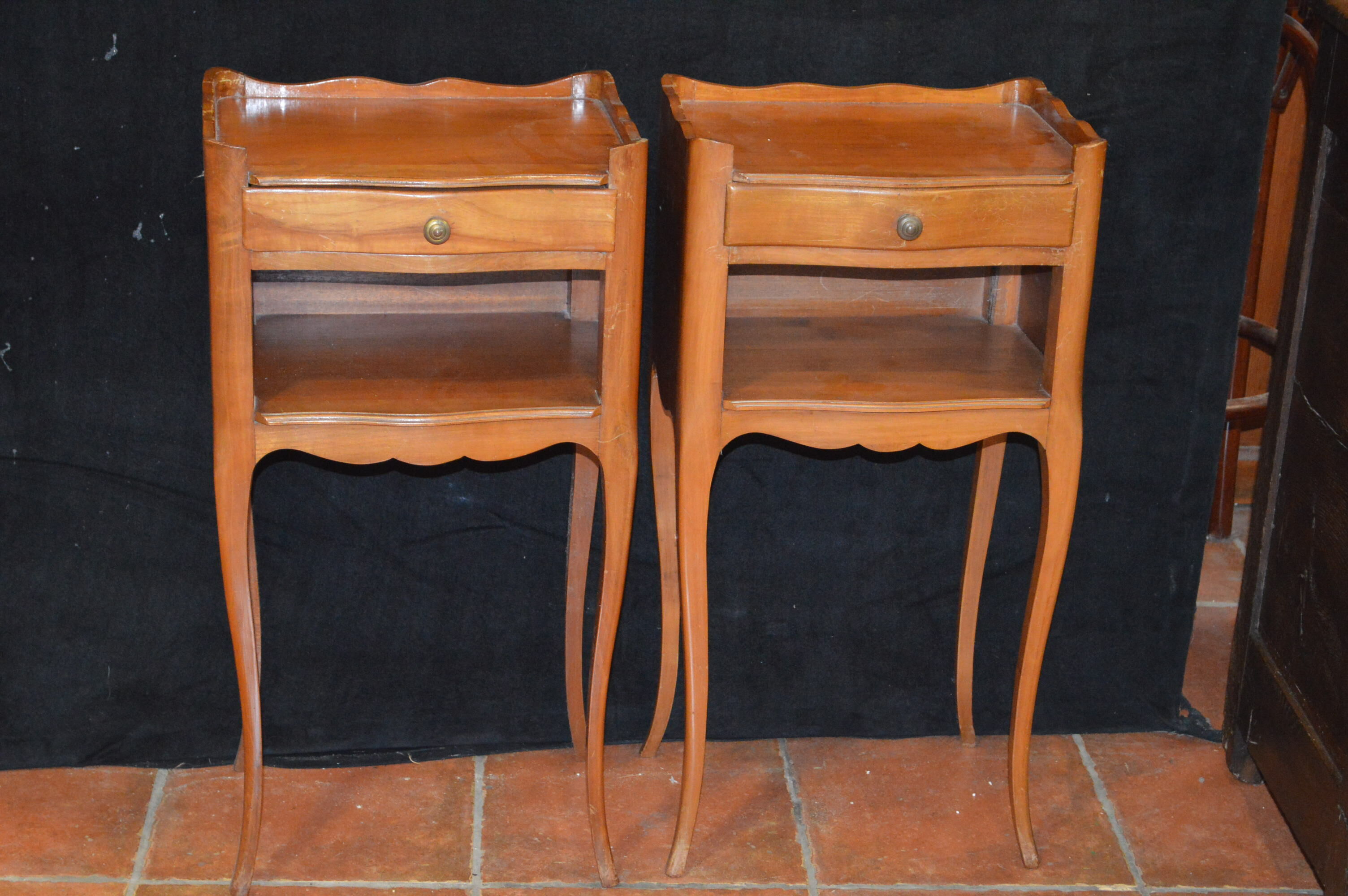 Cherry bedside tables