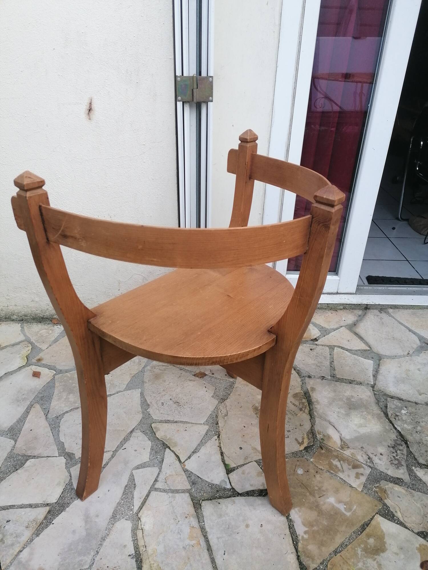 Chaise bois courbé
