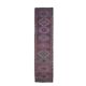 1960s Purple Pink Natural Turkish Hand-Knotted Runner Rug 81x327