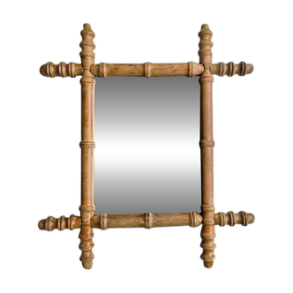 Antique barber mirror