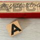 Wooden letters