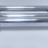 three long aluminum shop handles from the mid-20th century