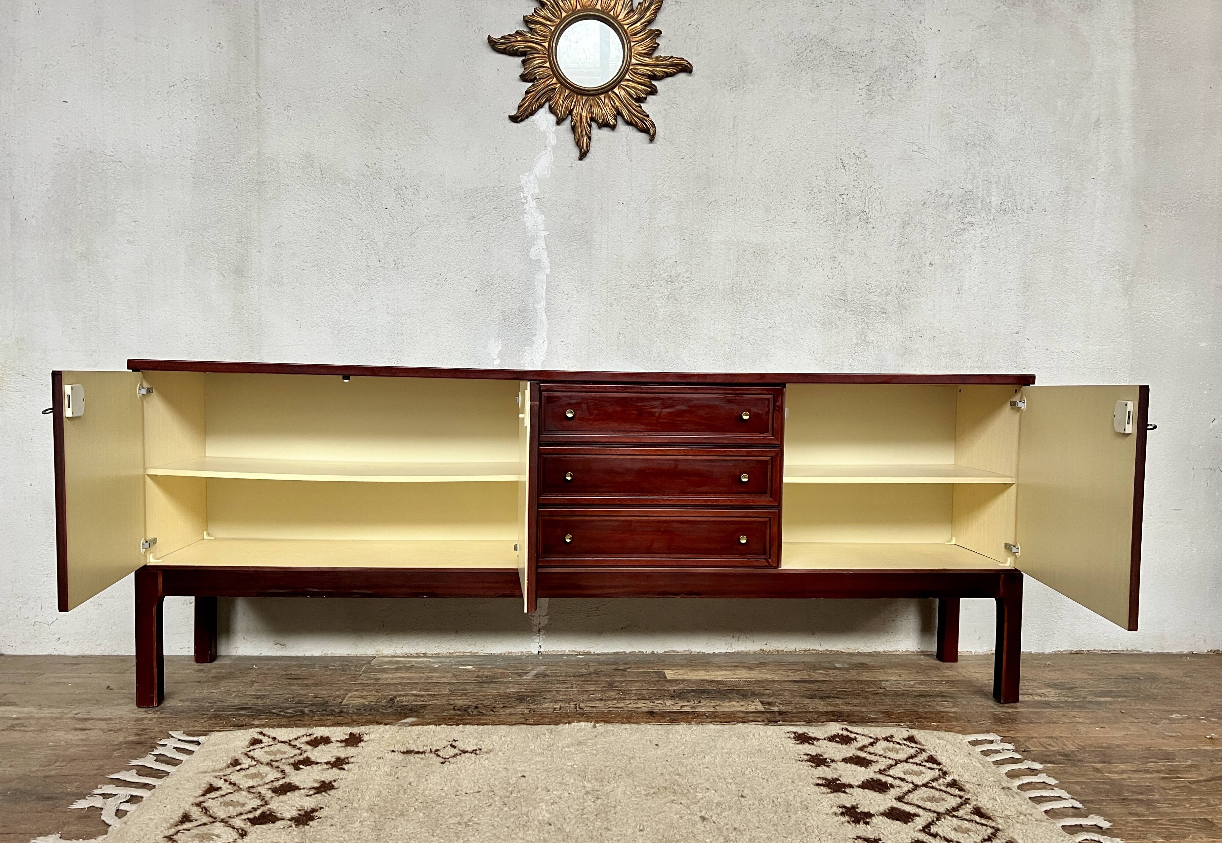 Sideboard very buffet TV / hifi vintage - 50/60 - Palette
