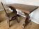 Rustic Spanish table and chair from the late 19th / early 20th century in solid oak.