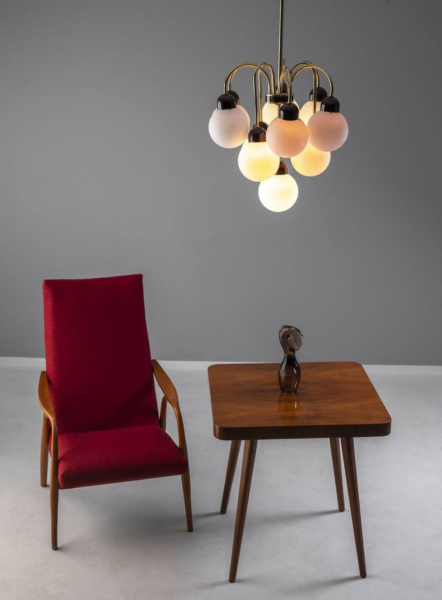 Pair of mid-century modern bentwood armchairs by TON, 1970s, Czechoslovakia