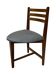 Vintage rare three-legged dining chair 1960s oak heart chair