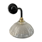 Eco vArt wall lamp in electrified chiseled glass to nine