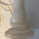 Alabaster lamp foot