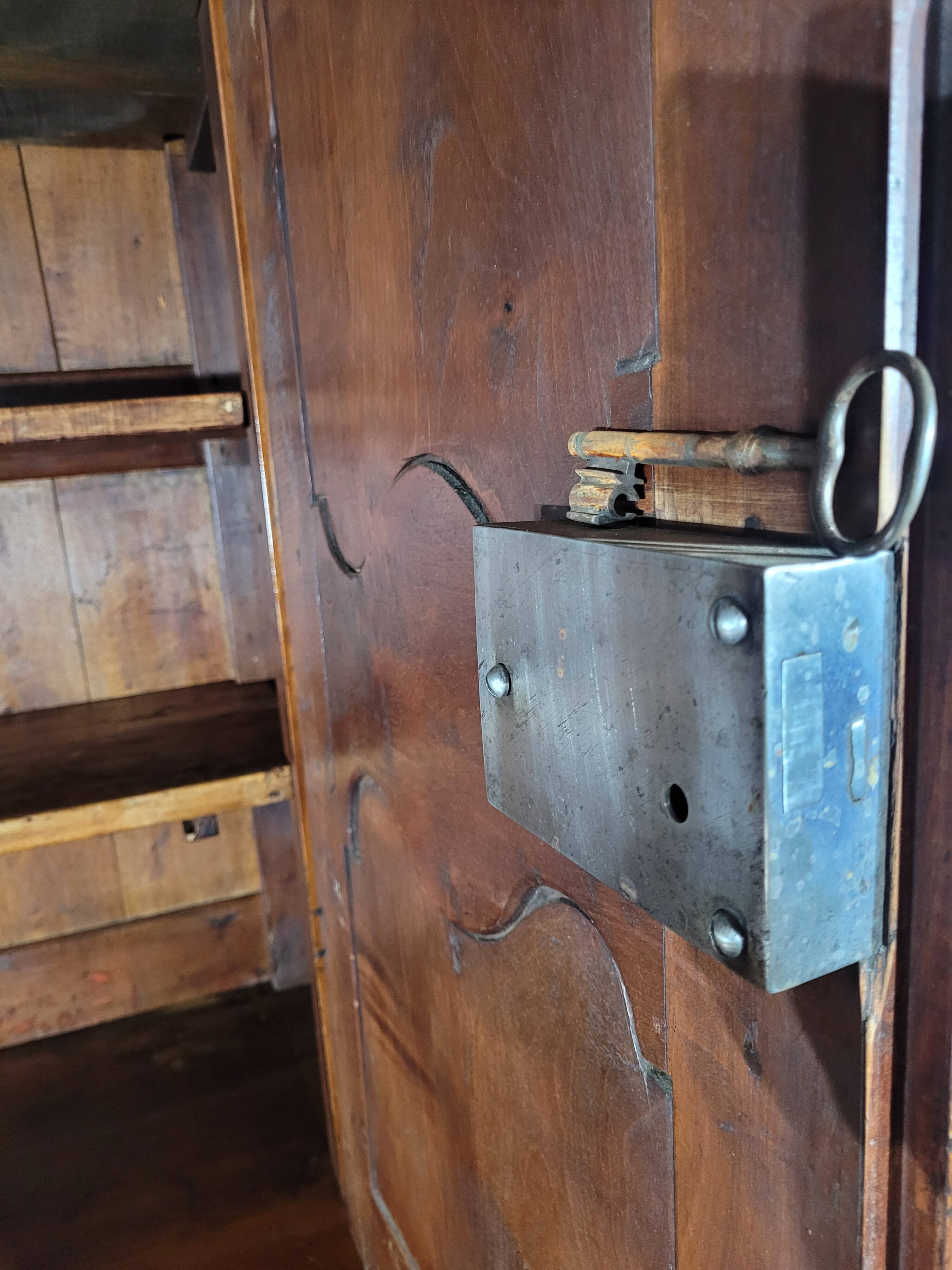 Double-body sideboard in cherry wood, Louis XV period