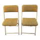 Pair of velvet chairs Lafuma » model "Chantazur"