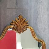 Baroque mirror rocaille Louis XV golden vintage