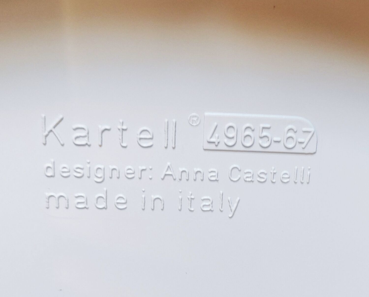 Pair of vintage white/cream Componibili bedside tables - Kartell